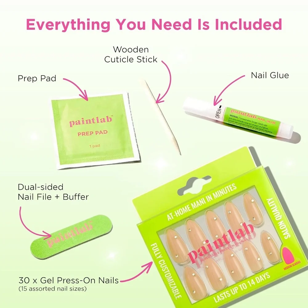 PaintLab Bare Lux Press-On Nails